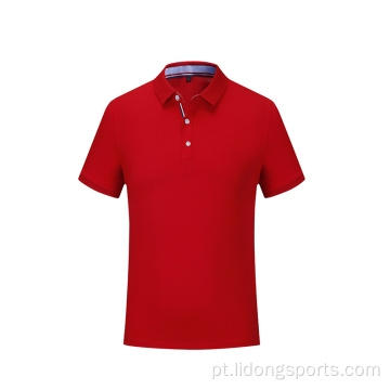 Camisas de pólo de golfe de esportes rápidos casuais seco
